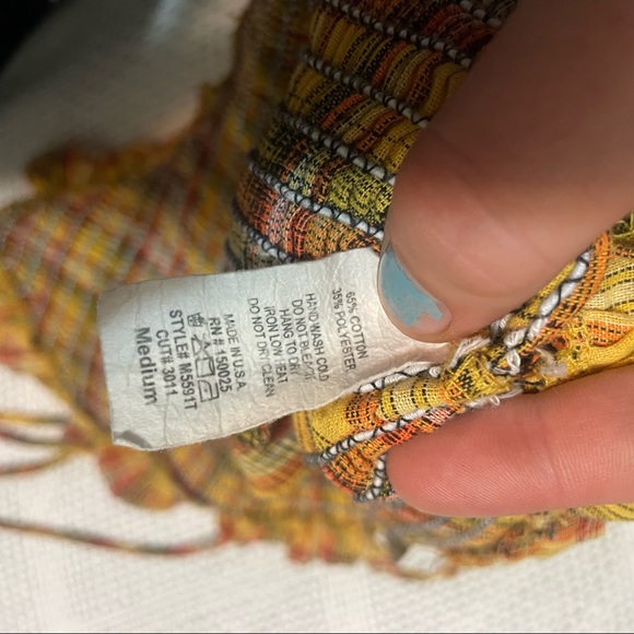 Tie up plaid tank top✨ - Picture 6 of 6